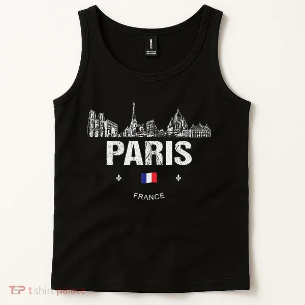 Paris Souvenir Travel Tank Top