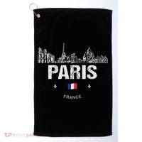 Paris Souvenir Travel Golf Towel thumb 0