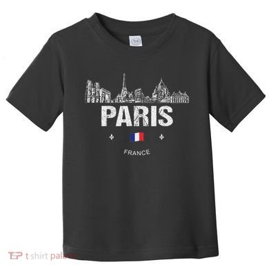 Paris Souvenir Travel Toddler T-Shirt
