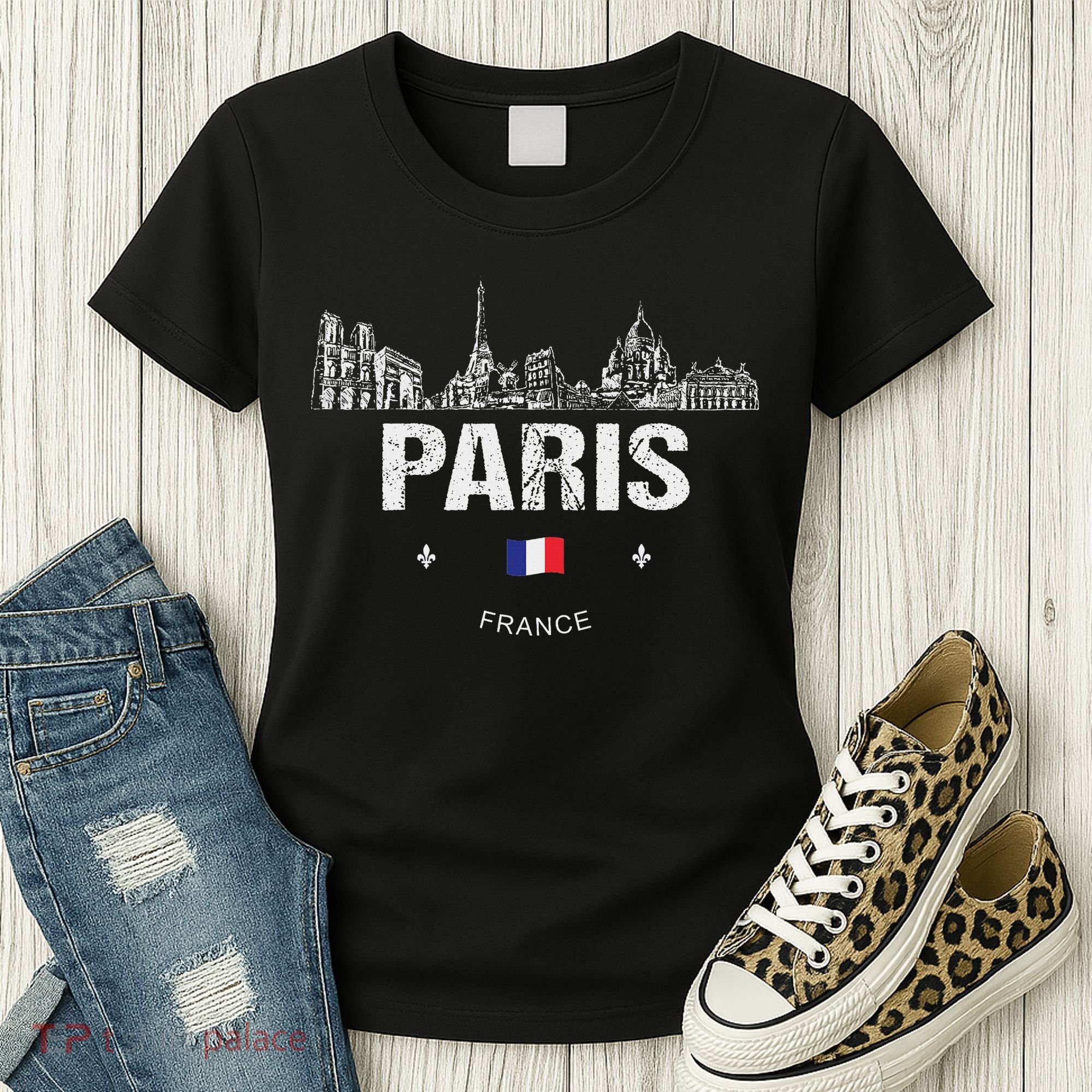 Paris Souvenir Travel Women's T-Shirt
