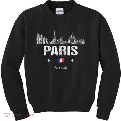 Paris Souvenir Travel Kids Sweatshirt