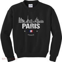 Paris Souvenir Travel Kids Sweatshirt thumb 0