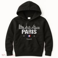 Paris Souvenir Travel Kids Hoodie thumb 0