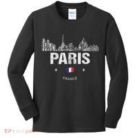 Paris Souvenir Travel Kids Long Sleeve Shirt thumb 0