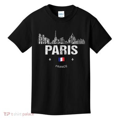 Paris Souvenir Travel Kids T-Shirt