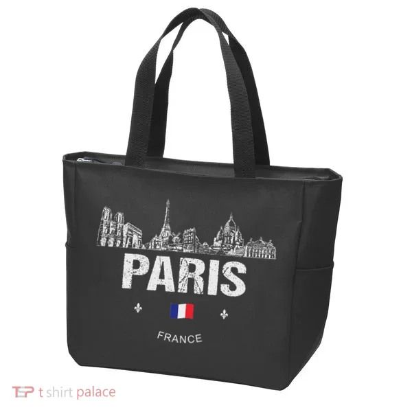 Paris Souvenir Travel Tote Bag
