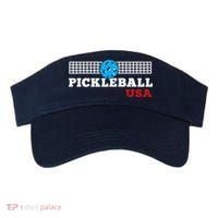 Pickleball Support The Team Pickleball Player USA Flag Visor thumb 0