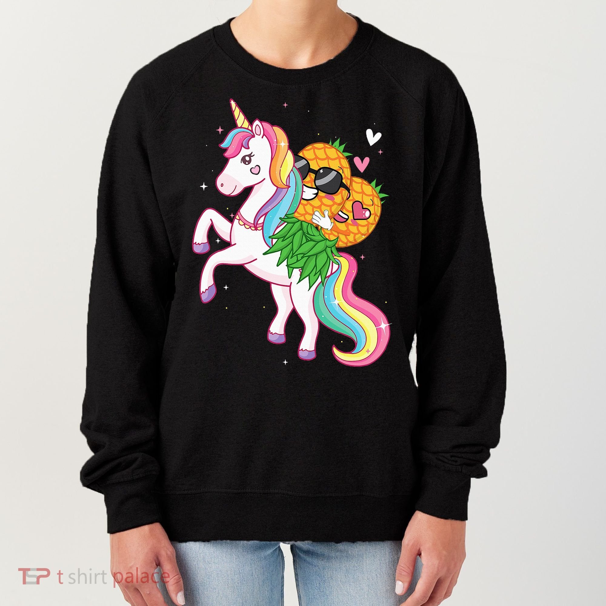 Pineapple Swinger Unicorn  Swinging Lifestyle Polyamory Women's Sweatshirt