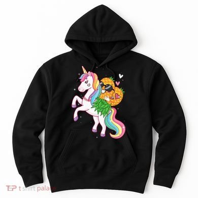 Pineapple Swinger Unicorn  Swinging Lifestyle Polyamory Hoodie