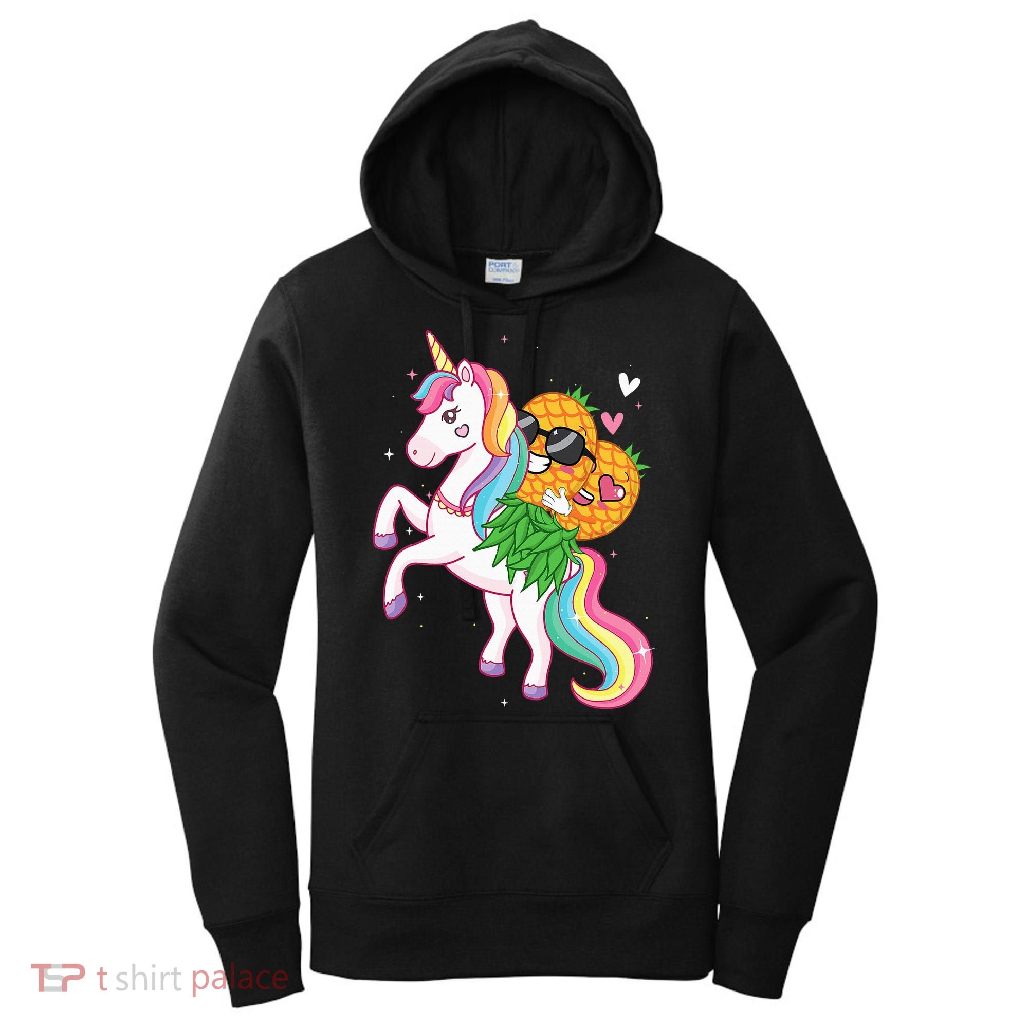 Pineapple Swinger Unicorn  Swinging Lifestyle Polyamory Women's Hoodie