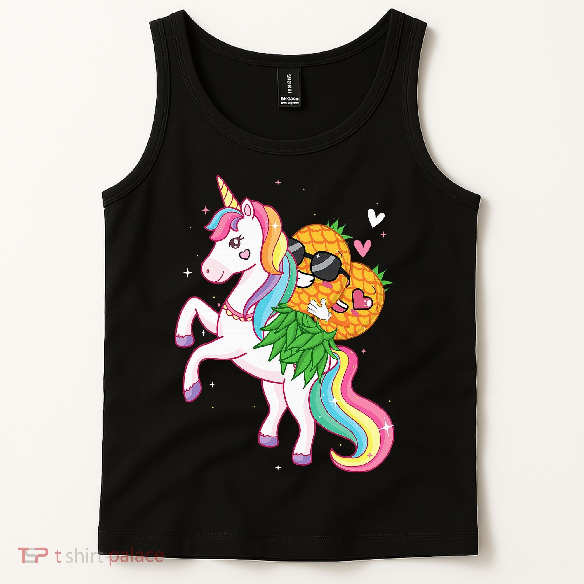 Pineapple Swinger Unicorn  Swinging Lifestyle Polyamory Tank Top