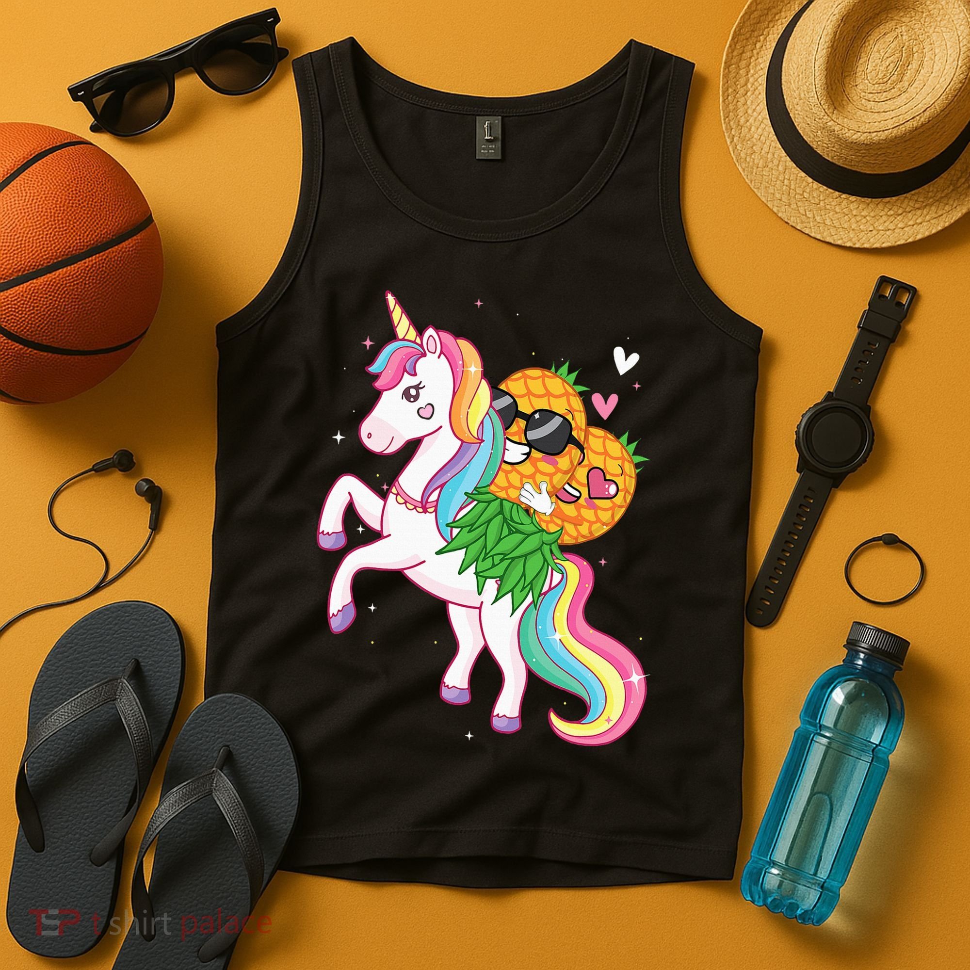 Pineapple Swinger Unicorn  Swinging Lifestyle Polyamory Tank Top