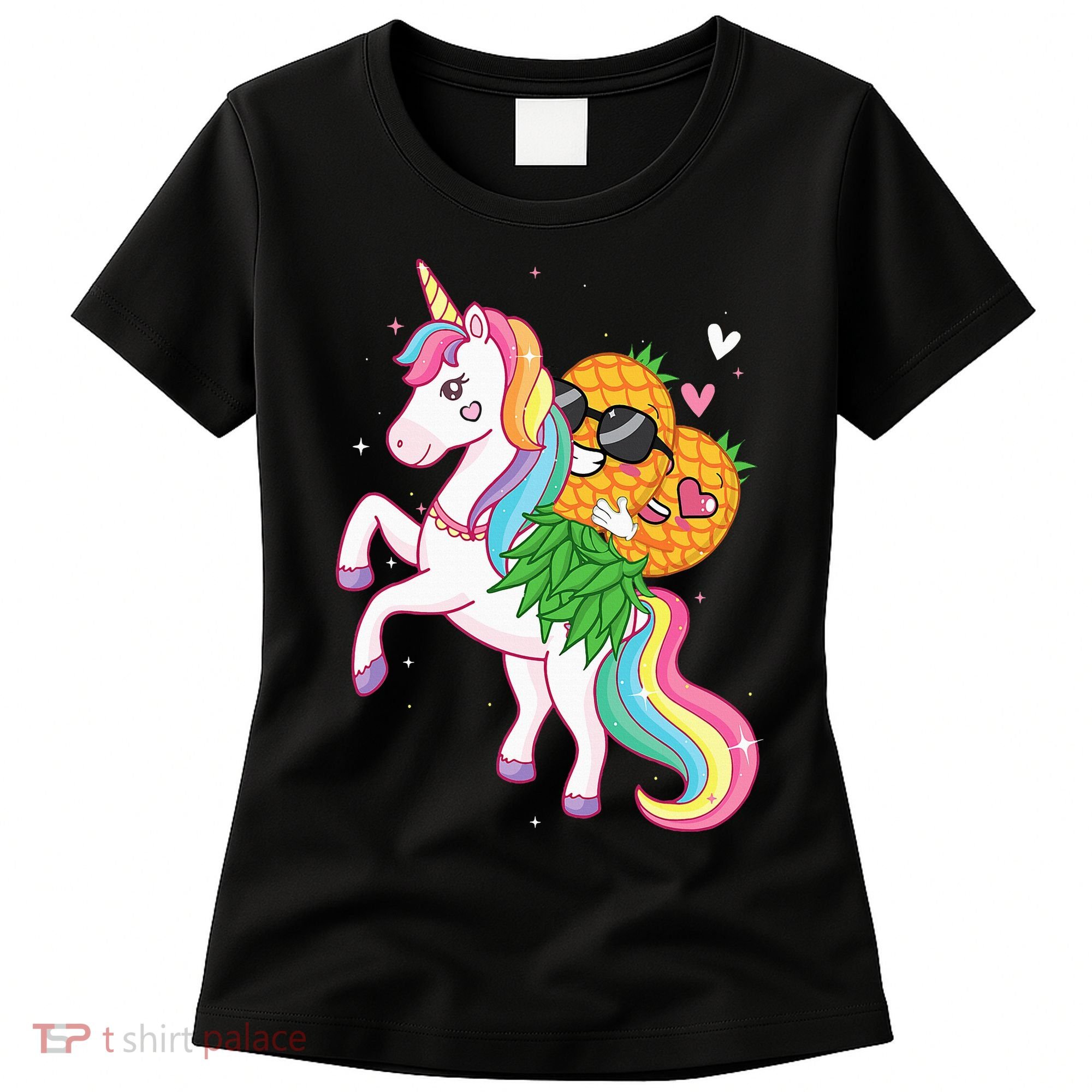 Pineapple Swinger Unicorn  Swinging Lifestyle Polyamory Women's T-Shirt