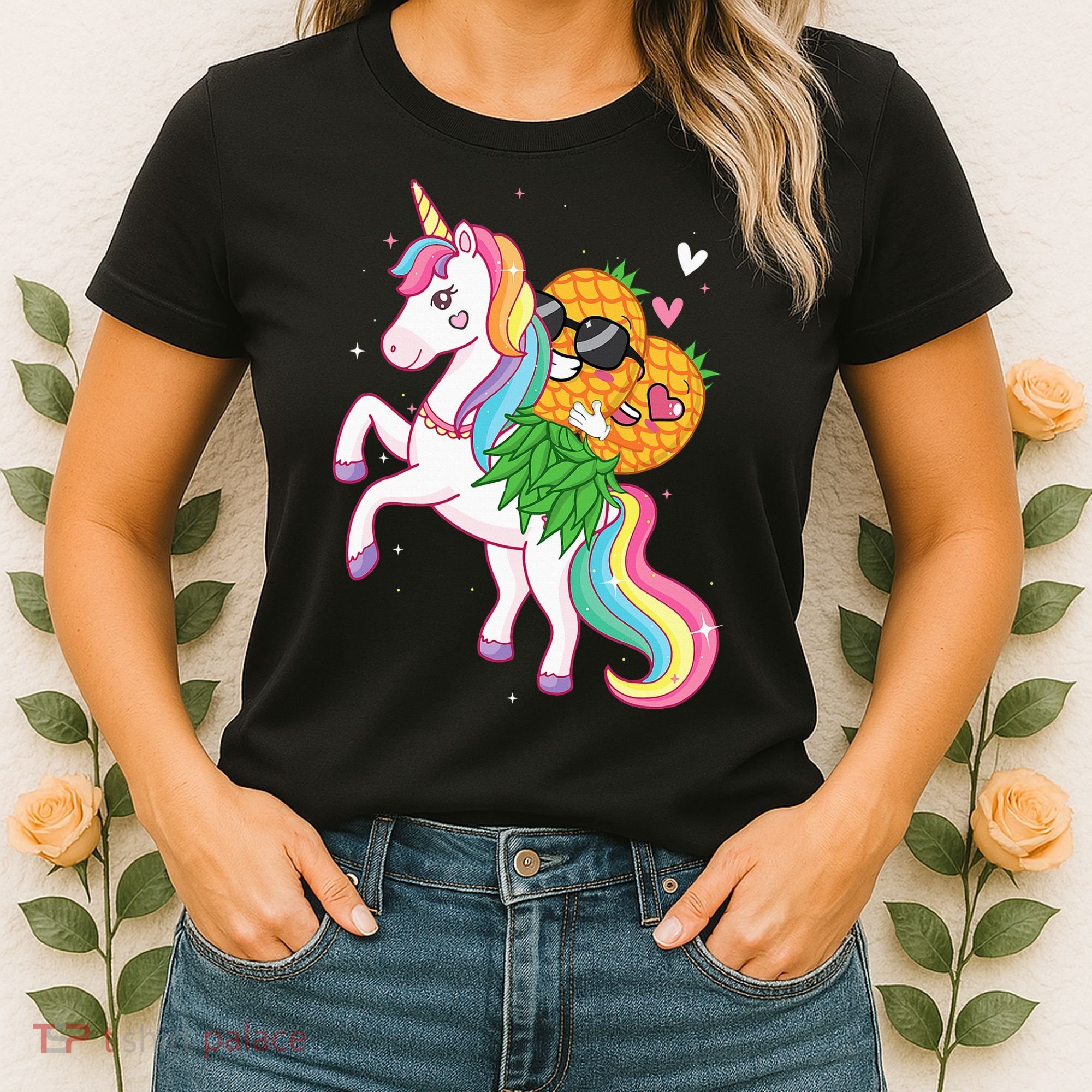 Pineapple Swinger Unicorn  Swinging Lifestyle Polyamory Women's T-Shirt