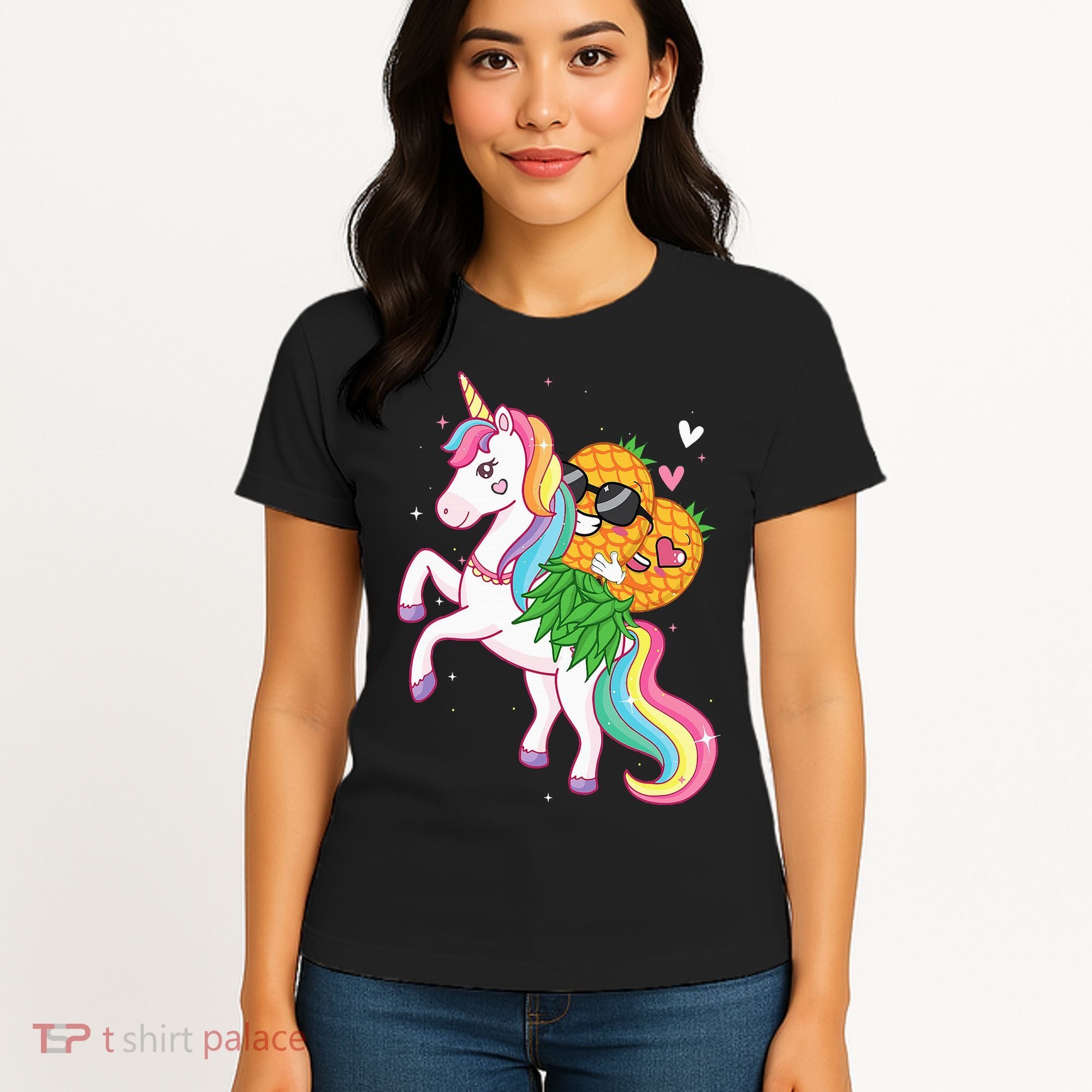 Pineapple Swinger Unicorn  Swinging Lifestyle Polyamory Women's T-Shirt