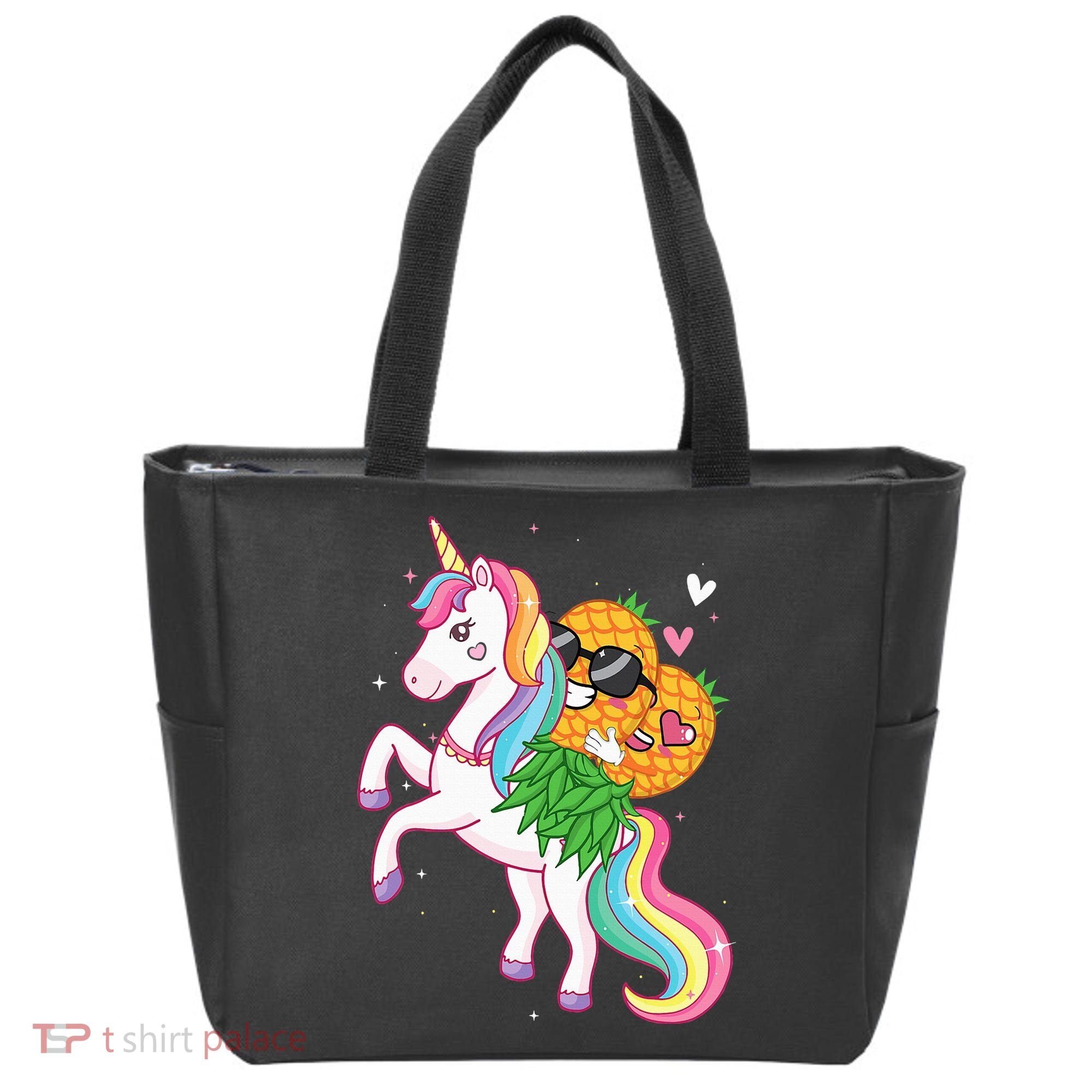 Pineapple Swinger Unicorn  Swinging Lifestyle Polyamory Tote Bag