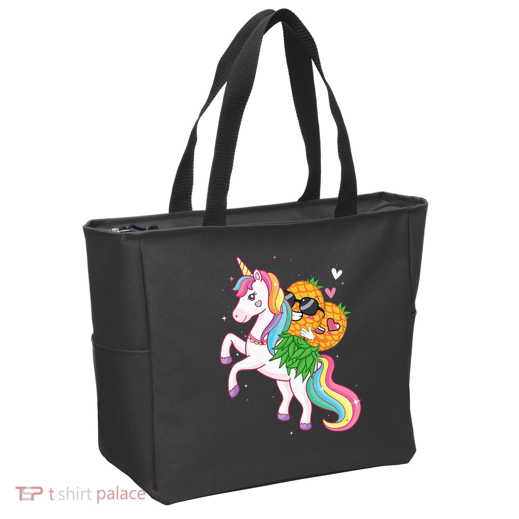 Pineapple Swinger Unicorn  Swinging Lifestyle Polyamory Tote Bag