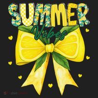 Preppy Summer Vibes Lemon Bow Girly Summer Beanie thumb 2