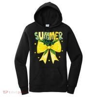 Preppy Summer Vibes Lemon Bow Girly Summer Women's Hoodie thumb 0