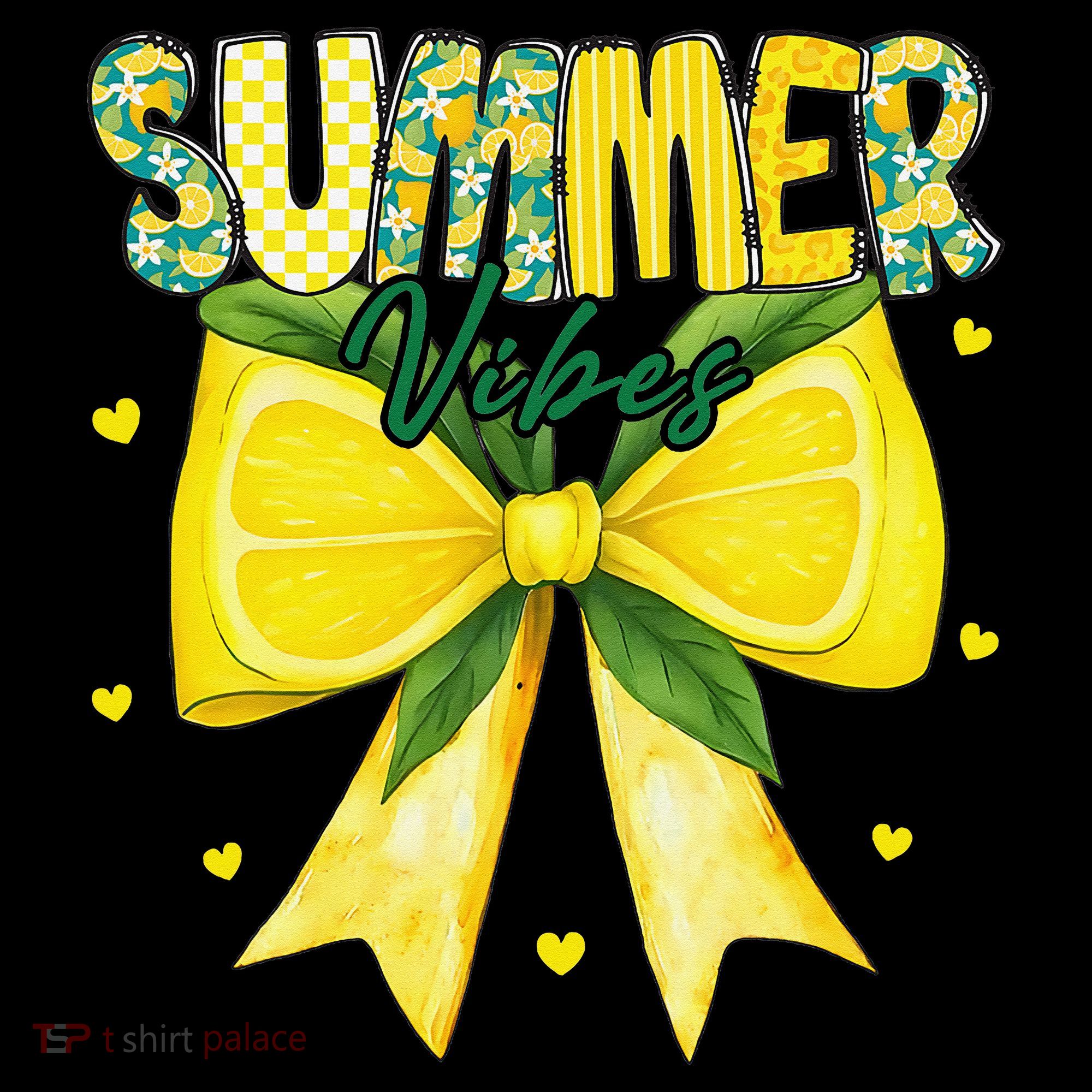 Preppy Summer Vibes Lemon Bow Girly Summer Baby Bodysuit