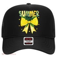 Preppy Summer Vibes Lemon Bow Girly Summer Hat thumb 0