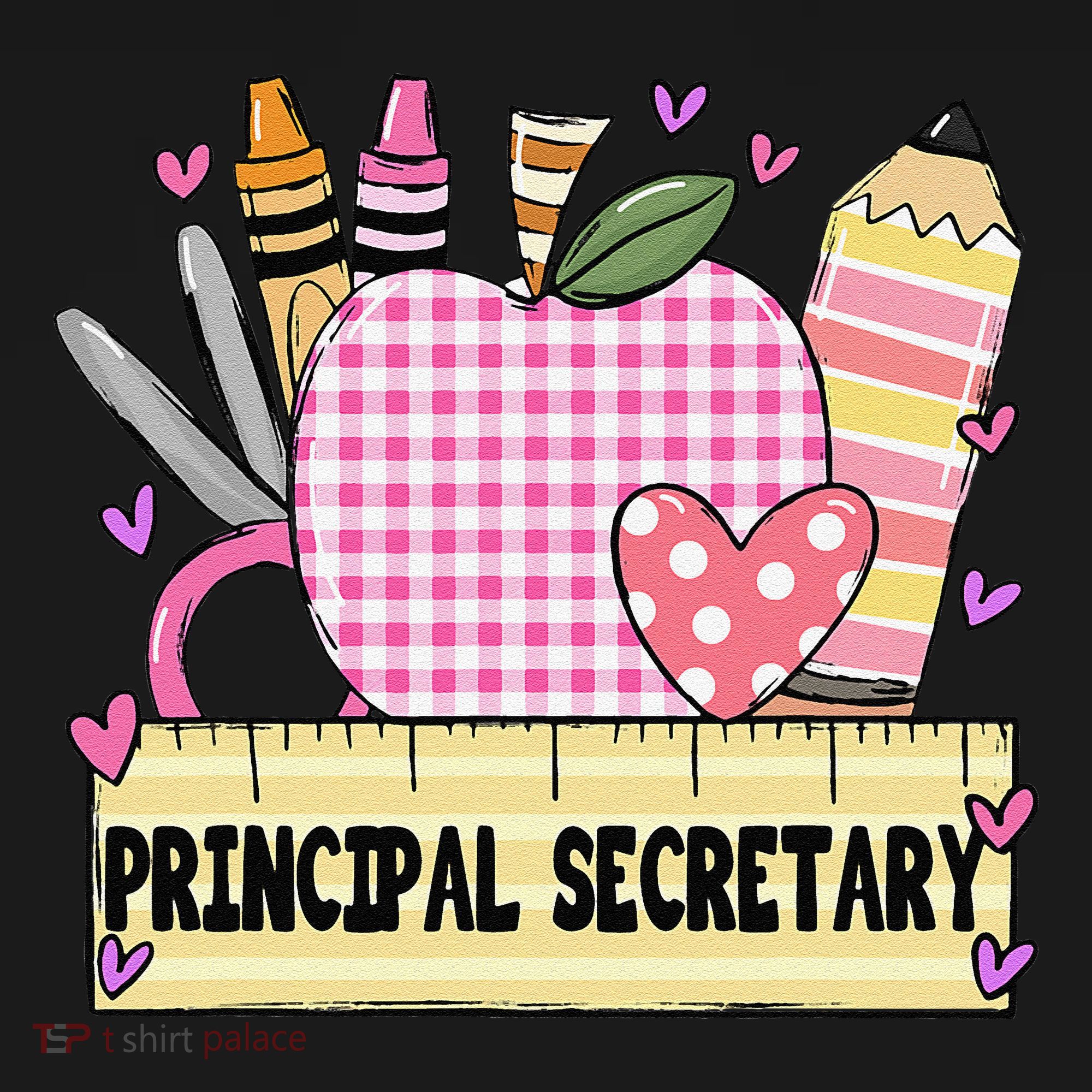 Principal Secretary Valentine S Day Teacher Frame Backpack