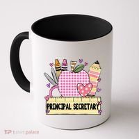 Principal Secretary Valentine S Day Teacher Frame Coffee Mug thumb 0