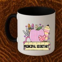 Principal Secretary Valentine S Day Teacher Frame Coffee Mug thumb 2