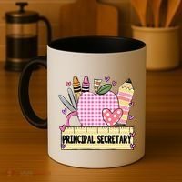 Principal Secretary Valentine S Day Teacher Frame Coffee Mug thumb 4