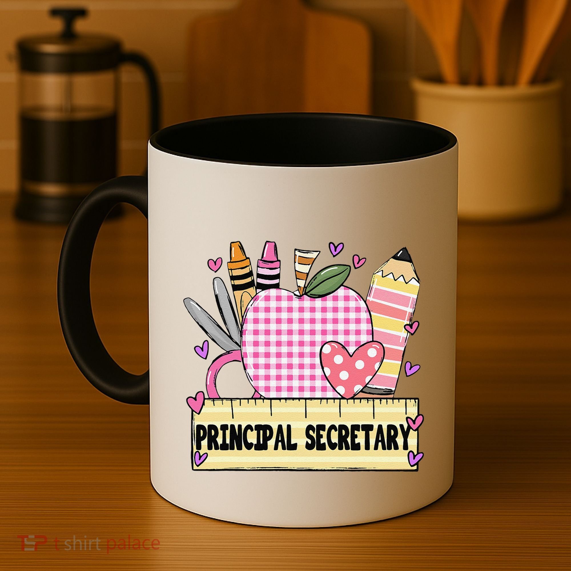 Principal Secretary Valentine S Day Teacher Frame Coffee Mug