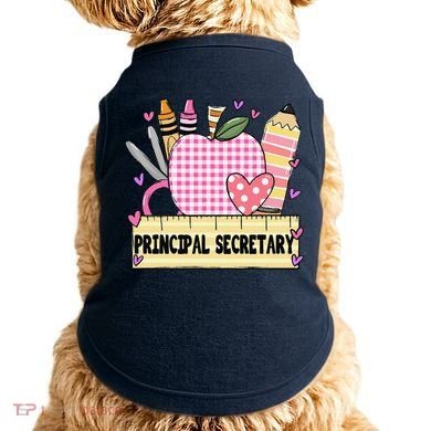 Principal Secretary Valentine S Day Teacher Frame Doggie Tank