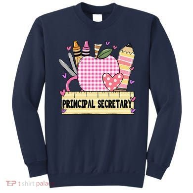 Principal Secretary Valentine S Day Teacher Frame Sweatshirt