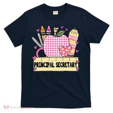 Principal Secretary Valentine S Day Teacher Frame T-Shirt