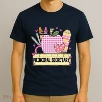 Principal Secretary Valentine S Day Teacher Frame T-Shirt thumb 3