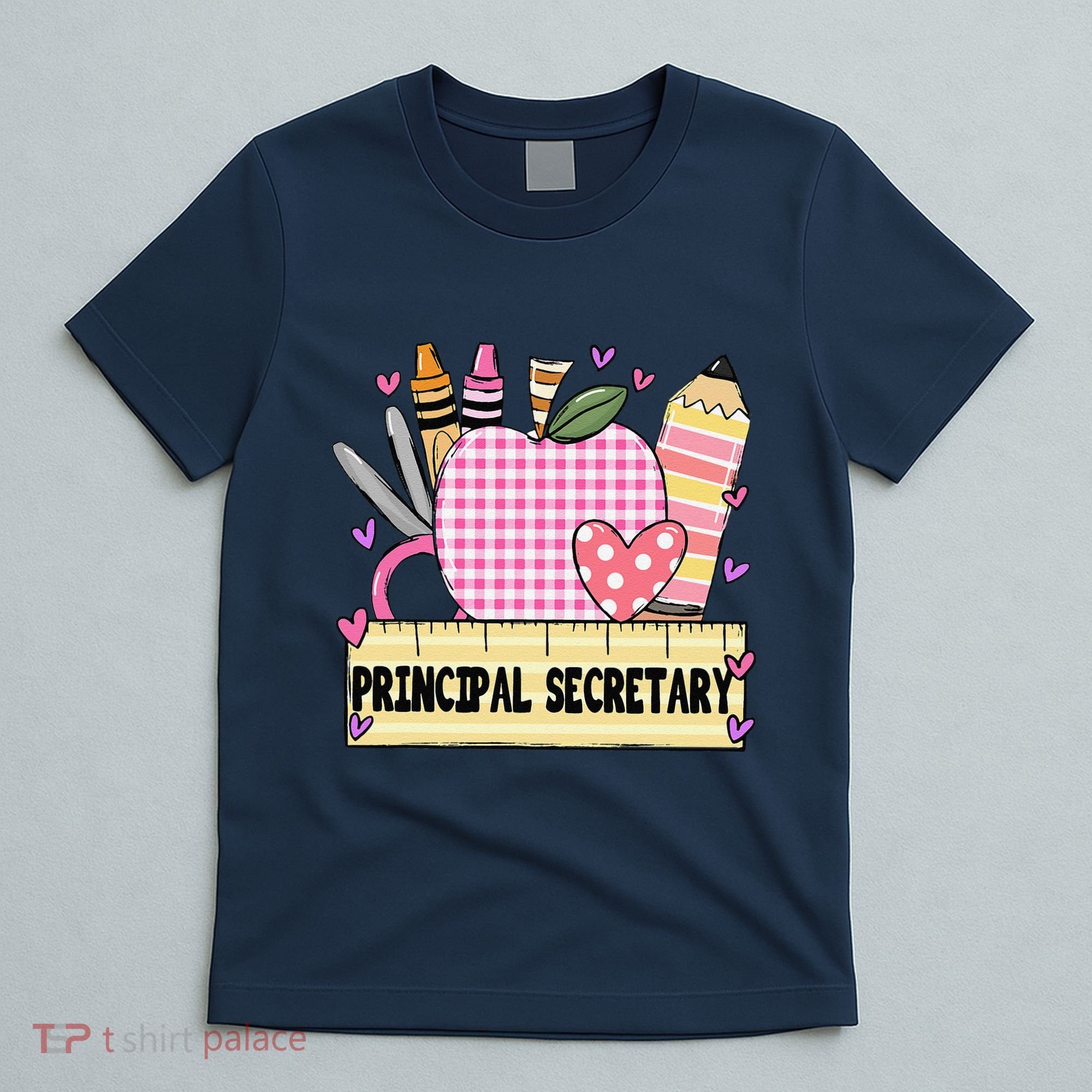 Principal Secretary Valentine S Day Teacher Frame T-Shirt