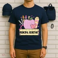 Principal Secretary Valentine S Day Teacher Frame T-Shirt thumb 6
