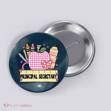 Principal Secretary Valentine S Day Teacher Frame Button