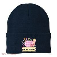 Principal Secretary Valentine S Day Teacher Frame Beanie thumb 0