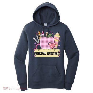 Principal Secretary Valentine S Day Teacher Frame Women's Hoodie