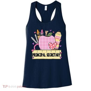 Principal Secretary Valentine S Day Teacher Frame Women's Tank Top