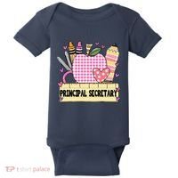 Principal Secretary Valentine S Day Teacher Frame Baby Bodysuit thumb 0