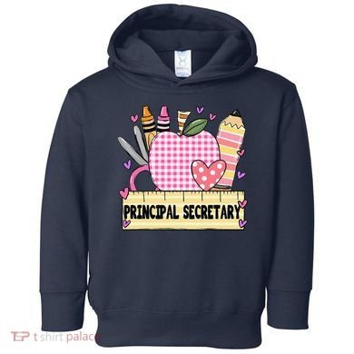 Principal Secretary Valentine S Day Teacher Frame Toddler Hoodie