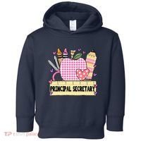 Principal Secretary Valentine S Day Teacher Frame Toddler Hoodie thumb 0