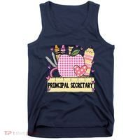 Principal Secretary Valentine S Day Teacher Frame Tank Top thumb 0
