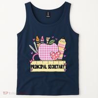 Principal Secretary Valentine S Day Teacher Frame Tank Top thumb 2