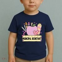 Principal Secretary Valentine S Day Teacher Frame Toddler T-Shirt thumb 2