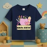 Principal Secretary Valentine S Day Teacher Frame Toddler T-Shirt thumb 3