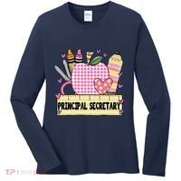 Principal Secretary Valentine S Day Teacher Frame Women's Long Sleeve Shirt thumb 0