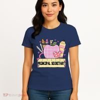 Principal Secretary Valentine S Day Teacher Frame Women's T-Shirt thumb 4
