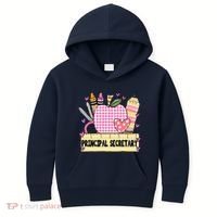 Principal Secretary Valentine S Day Teacher Frame Kids Hoodie thumb 0